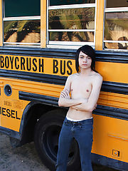 Roxy Red is the last one to ride the Boycrush Bus which means Andy Kay, the busdriver, gets a turn meth gay twink story