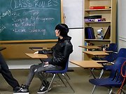 This is a behind the scenes clip from Nate Kennedy and Tyler Bolt's classroom fuck free gay twink feet at Teach Twinks